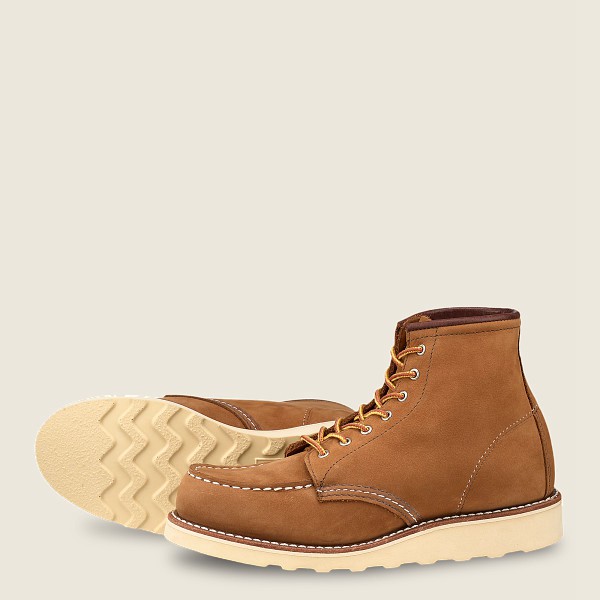 Red Wing Mexico Botas Red Wing Heritage Mujer Kaki Outlet Red Wing 6 Inch Classic Moc Short Chinook Cuero